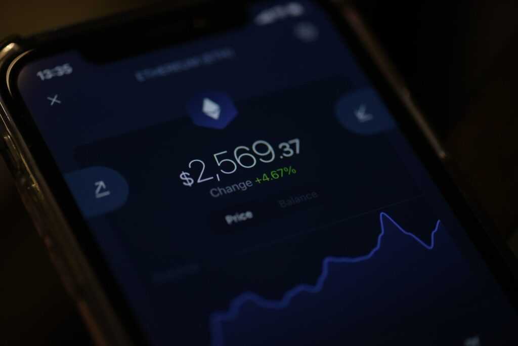 a cell phone displaying a price of $ 250