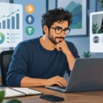 Freelancer a validar a procura por serviços pagos em criptomoedas