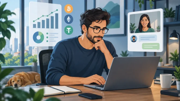 Freelancer a validar a procura por serviços pagos em criptomoedas